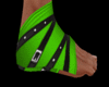 Male Socks Green&Blk
