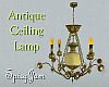 Antique Ceiling Lamp Gld