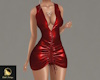 Red Synthetic Dress