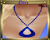 ~L~Drop Necklace Blue