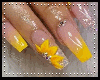 [A] Sunflower nails