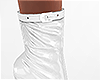 𝓟. Latex White Boots