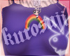 rainbow cropped tank