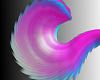 SL PurpleBlue Furry Tail