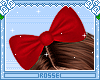 KIDs Hair Bow Red 