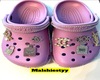 City Girl Purple Crocs