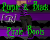 Purple Bat Pirate Boots
