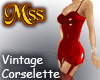 (MSS) Katie Red Corselet