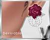 Derivable Rose Earrings
