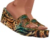 Color Animal Flip Flops