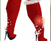 XMAS RED/WHITE BOOTS L