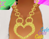 !2! GOLD HEART NECKLACE