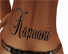 Kapuani lower back tatto
