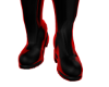 Black & Red Boots