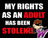 Adult rights -stkr