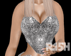 R | silver party dress