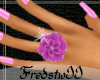 [F] Pink Rose Ring