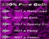 Pure Goth - Purple