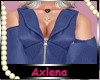 Crown Blue Leather Dress