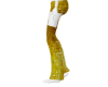 Gold Club Flare Pants