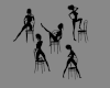 Model chair poses