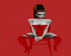 Red chair with 8 poses