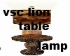 vsc lion end table