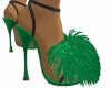 Ostrich Feather Heels