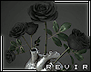R║ Chromed Heart Roses