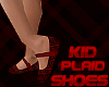 {T} Kid Plaid Shoes