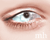 white teary eyes