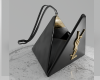 Leather Pyramid Clutch O