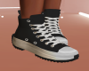 `A` Black Sneaker