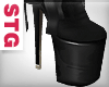 STG: LEATHER THIGH BOOTS