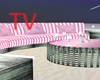 TV> Pink Beach Sofa