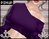 ⚓ | Slouch Top Purple