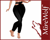 MW- Bck Leather Pants RL