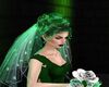 Green Wedding Hair