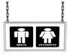 Toilet Ceiling Sign