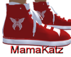 MK Red/White Hightops