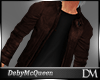 [DM] Brown Leather Jkt
