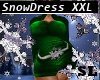~SL~Green Snow Dress XXL