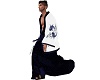 Kimono Long Carpe Blue