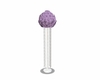 Dusty Purple Rose Pillar