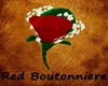 Red Boutonniere