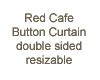 Red Button Cafe Curtain