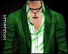 Green Fashion Suit Top