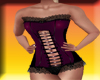 Roselyn Purple Corset Ga