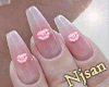 Kisses Pink Nails 💋