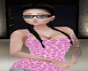 Pink Print Tank Top